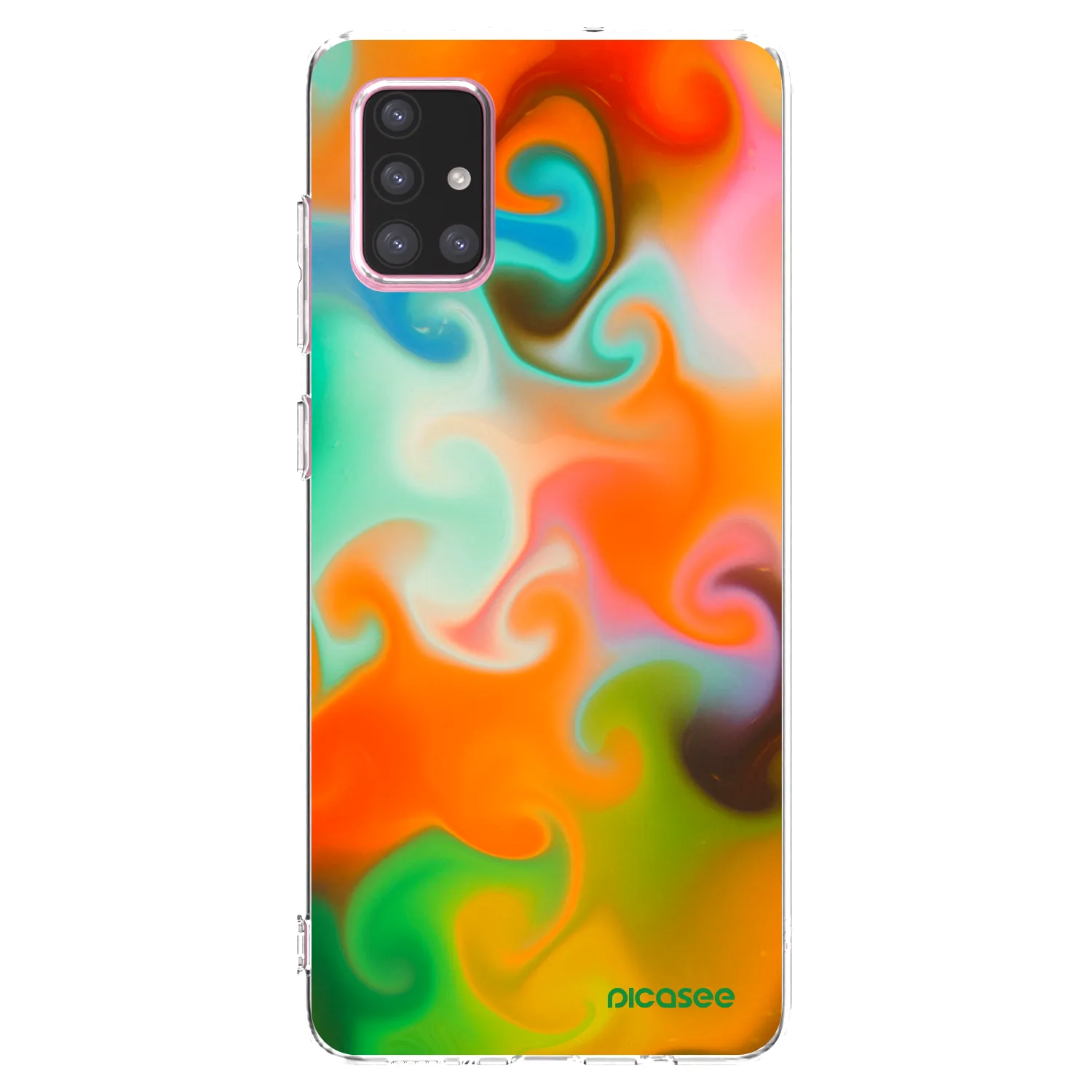 Picasee silikonski prozorni ovitek za Samsung Galaxy A71 A715F - Juice