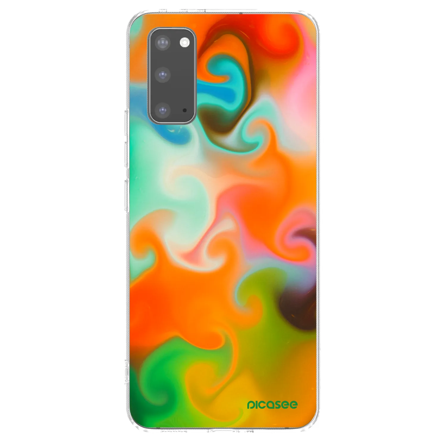 Picasee silikonski prozorni ovitek za Samsung Galaxy S20 G980F - Juice