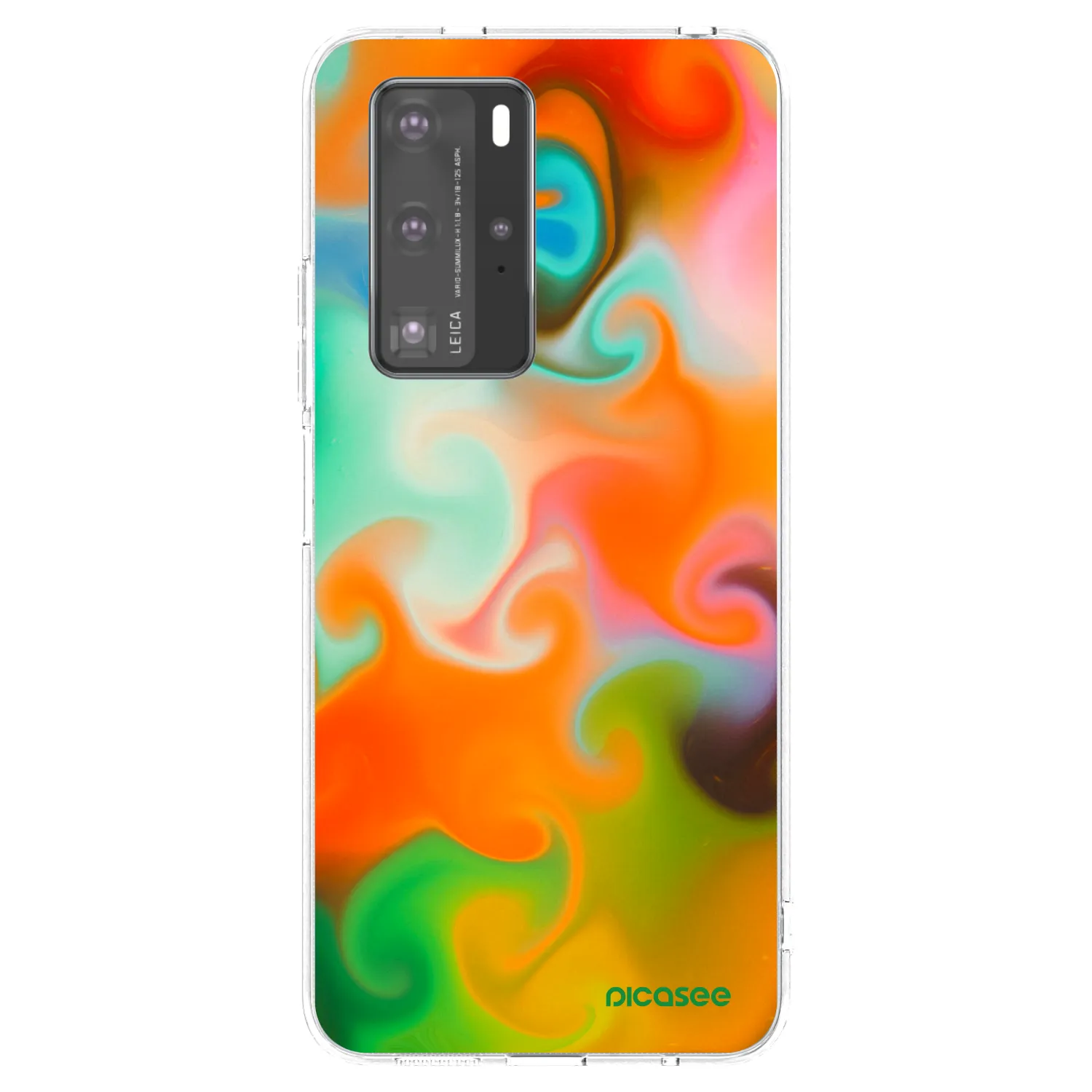 Picasee silikonski prozorni ovitek za Huawei P40 Pro - Juice