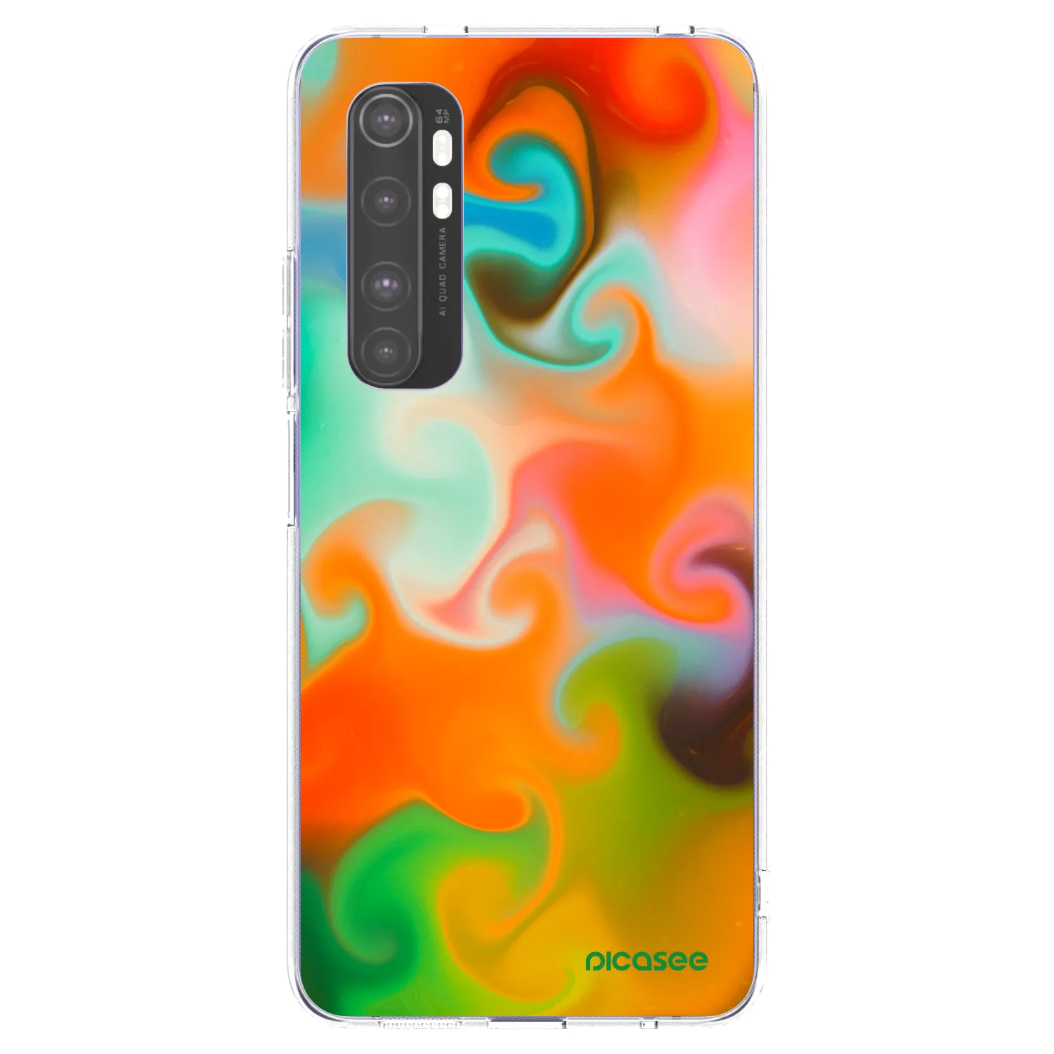 Picasee silikonski prozorni ovitek za Xiaomi Mi Note 10 Lite - Juice