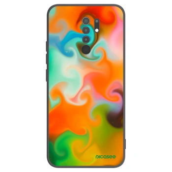 Picasee silikonski črni ovitek za Xiaomi Redmi 9 - Juice