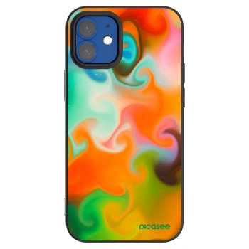 Picasee silikonski črni ovitek za Apple iPhone 12 mini - Juice