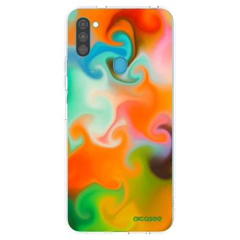 Picasee silikonski prozorni ovitek za Samsung Galaxy M11 - Juice