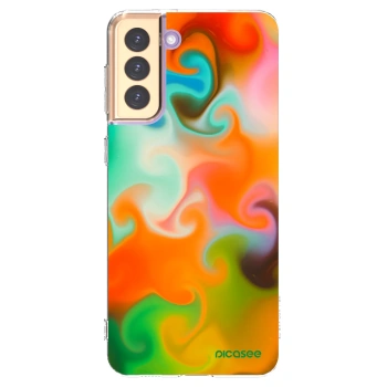 Picasee silikonski prozorni ovitek za Samsung Galaxy S21+ 5G G996F - Juice