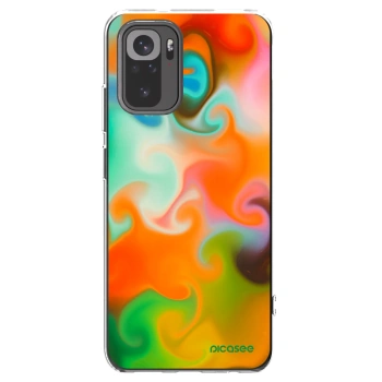 Picasee silikonski prozorni ovitek za Xiaomi Redmi Note 10 - Juice