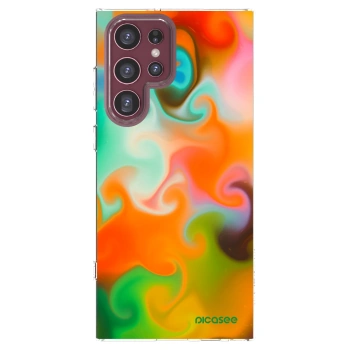 Picasee silikonski prozorni ovitek za Samsung Galaxy S22 Ultra 5G - Juice