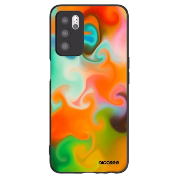 Picasee silikonski črni ovitek za OPPO A16s - Juice