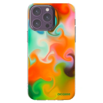 Picasee silikonski prozorni ovitek za Apple iPhone 14 Pro Max - Juice