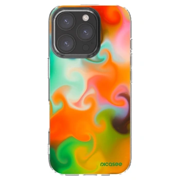 Picasee silikonski prozorni ovitek za Apple iPhone 16 Pro - Juice