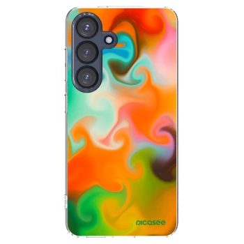 Picasee silikonski prozorni ovitek za Samsung Galaxy S25 5G - Juice