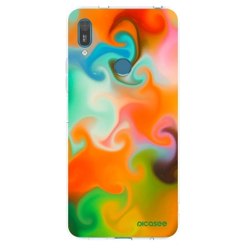 Picasee silikonski prozorni ovitek za Huawei Y7 2019 - Juice