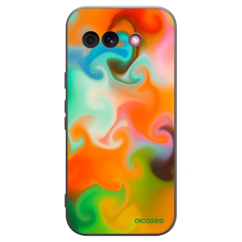 Picasee silikonski črni ovitek za Google Pixel 10a - Juice