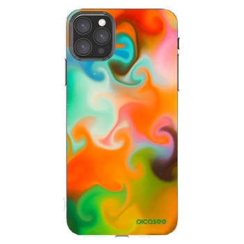 Picasee silikonski prozorni ovitek za Apple iPhone 11 Pro Max - Juice