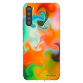 Picasee silikonski prozorni ovitek za Xiaomi Redmi Note 8 - Juice
