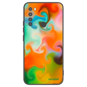 Picasee silikonski črni ovitek za Xiaomi Redmi Note 8 - Juice