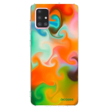 Picasee silikonski prozorni ovitek za Samsung Galaxy A71 A715F - Juice