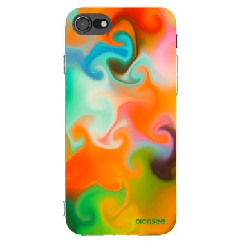 Picasee silikonski prozorni ovitek za Apple iPhone SE 2020 - Juice