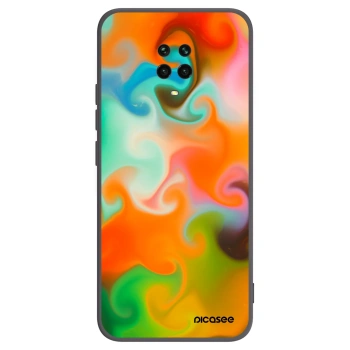 Picasee silikonski črni ovitek za Xiaomi Redmi Note 9S - Juice