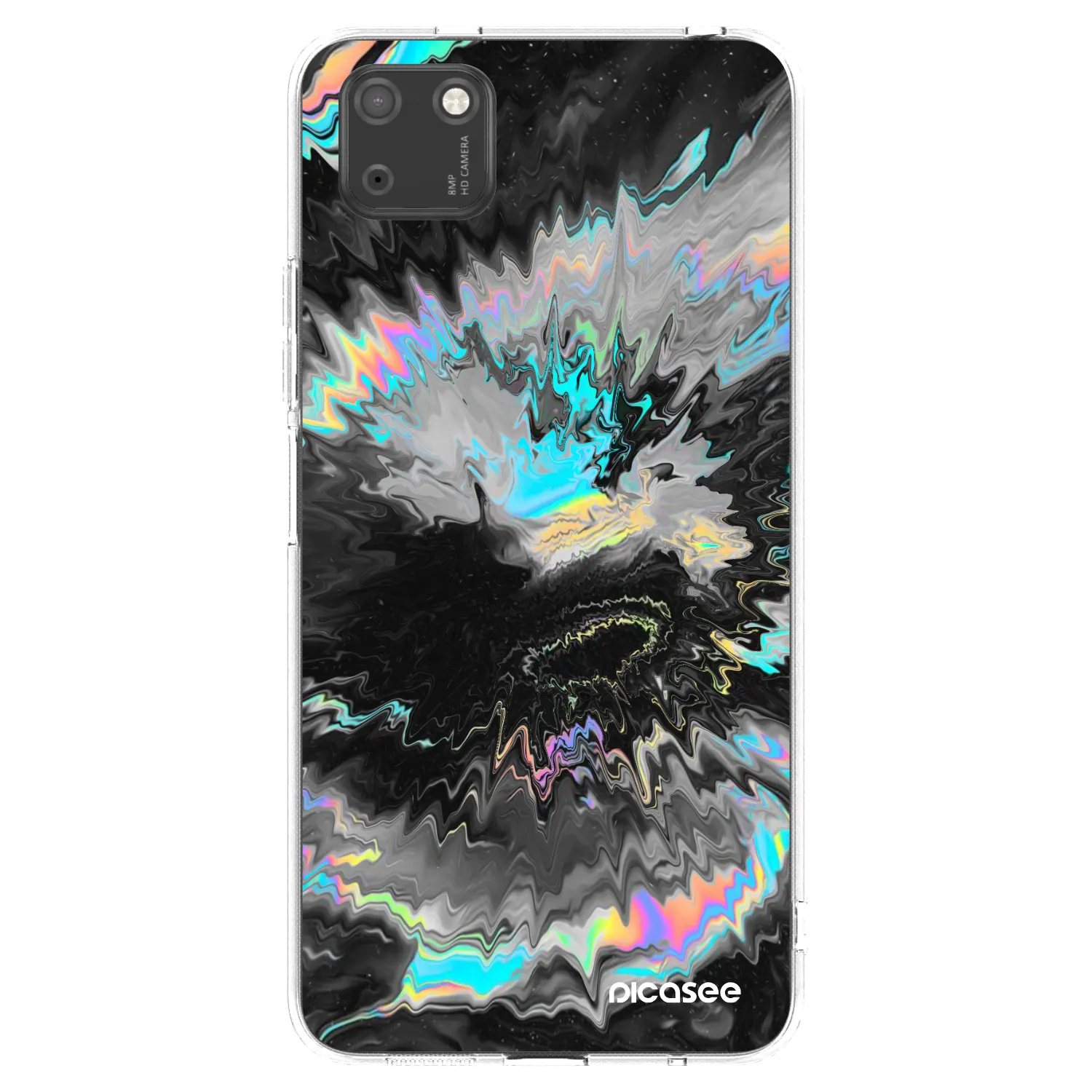 Picasee silikonski prozorni ovitek za Huawei Y5P - Magnetic