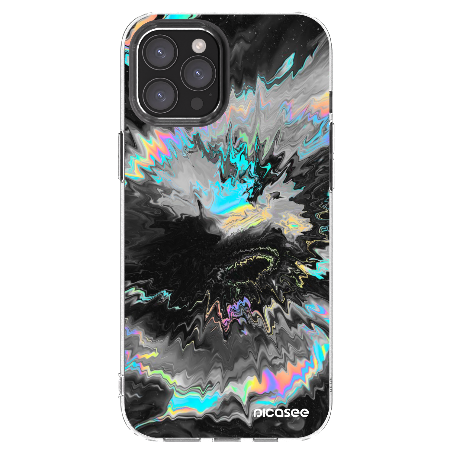 Picasee silikonski prozorni ovitek za Apple iPhone 12 Pro Max - Magnetic