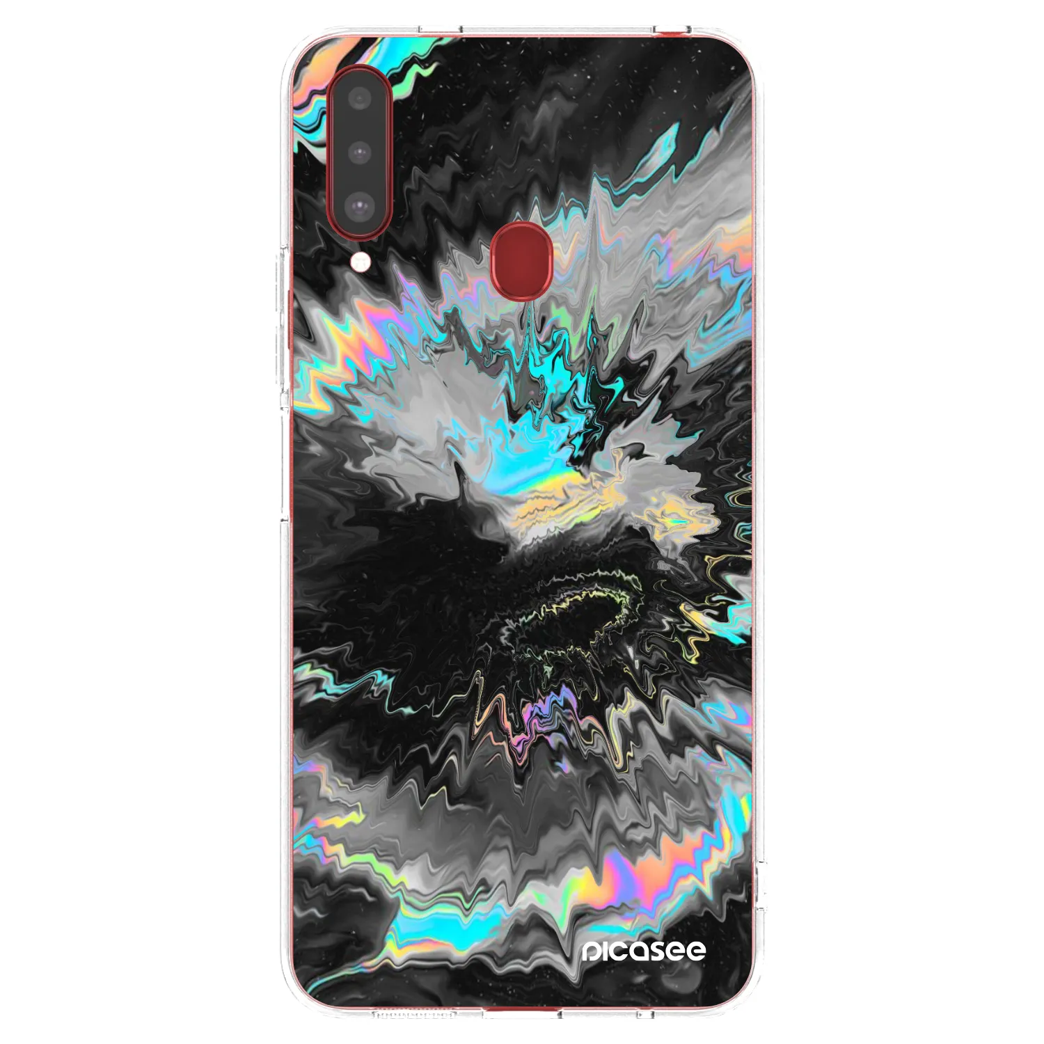 Picasee silikonski prozorni ovitek za Samsung Galaxy A20s - Magnetic
