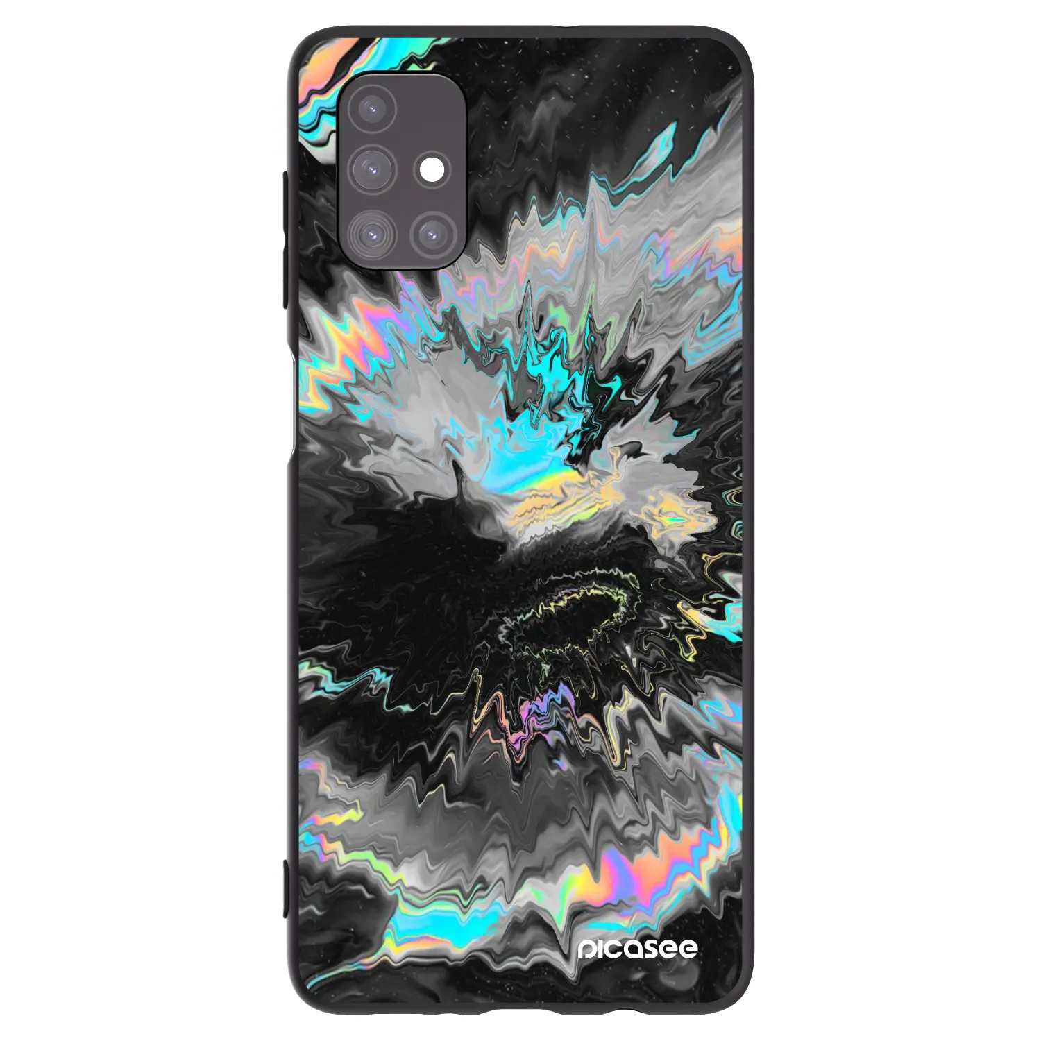 Picasee silikonski črni ovitek za Samsung Galaxy M51 M515F - Magnetic