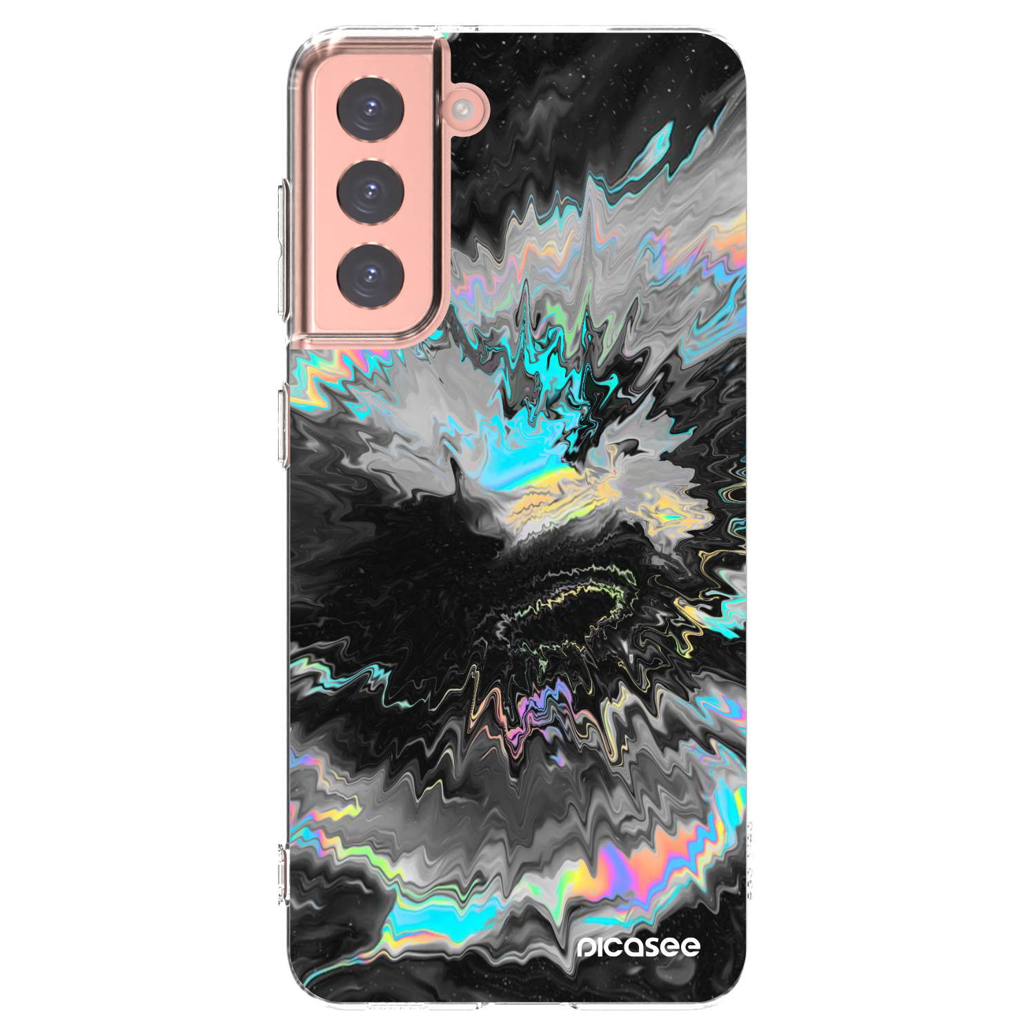 Picasee silikonski prozorni ovitek za Samsung Galaxy S21 5G G991B - Magnetic
