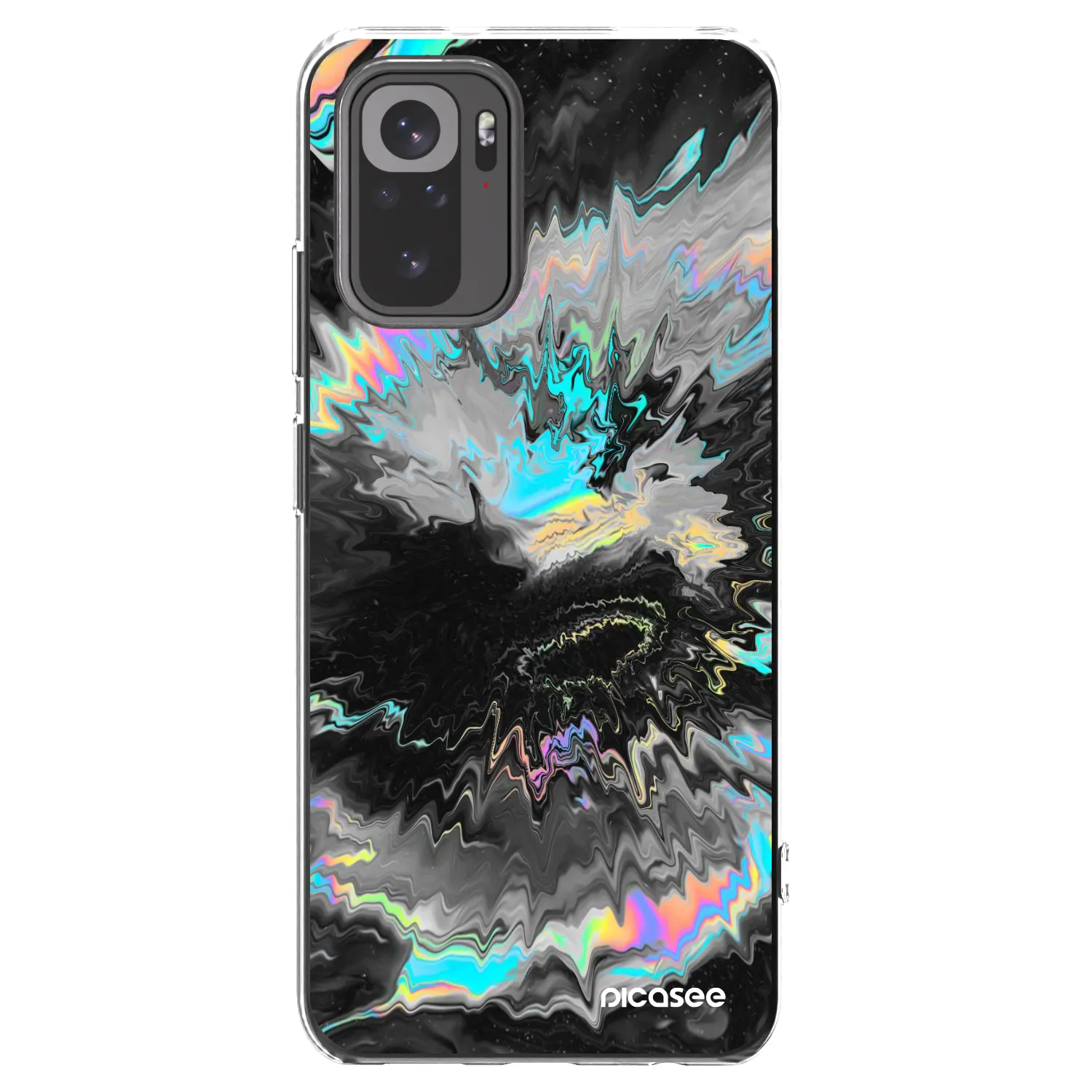 Picasee silikonski prozorni ovitek za Xiaomi Redmi Note 10S - Magnetic