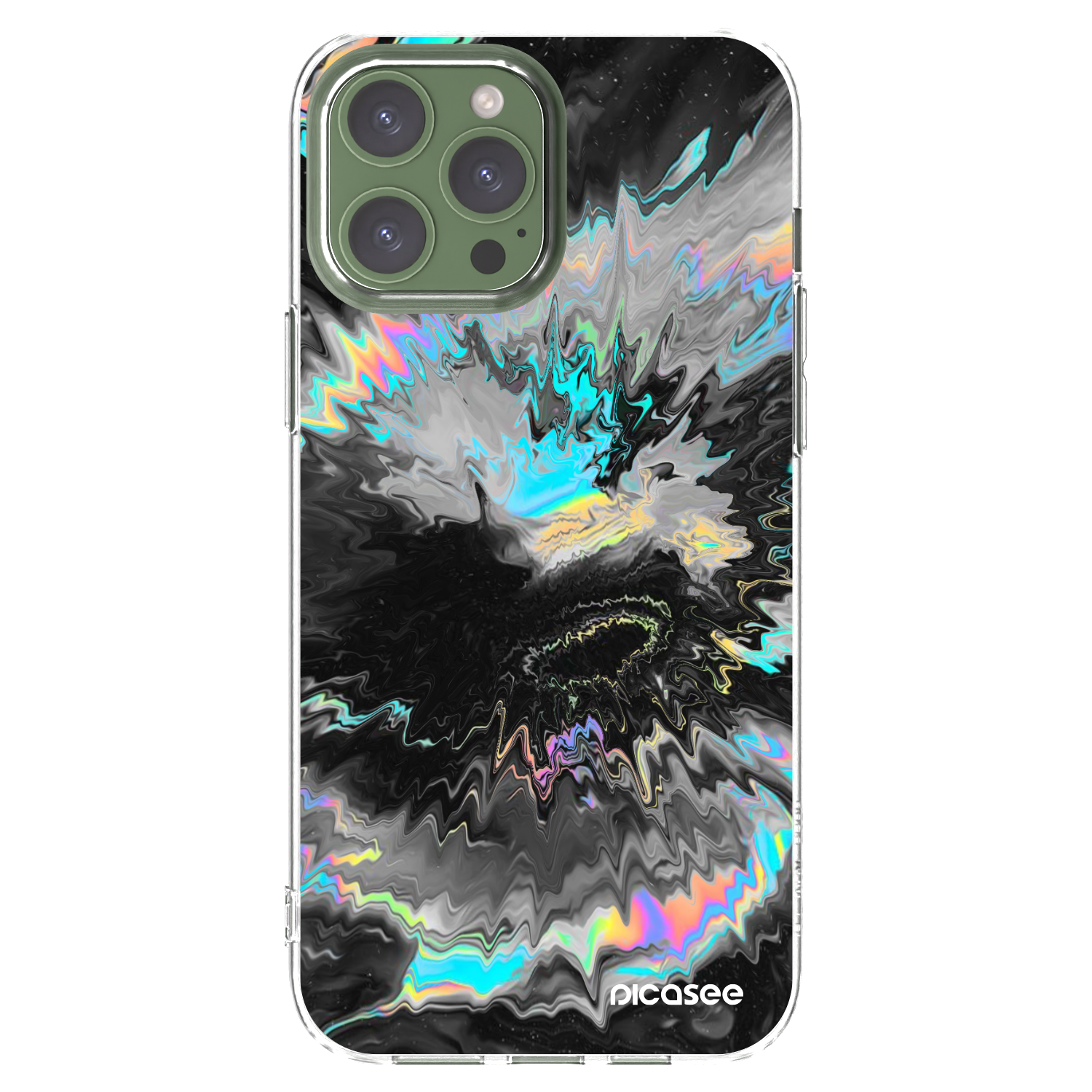 Picasee silikonski prozorni ovitek za Apple iPhone 13 Pro Max - Magnetic