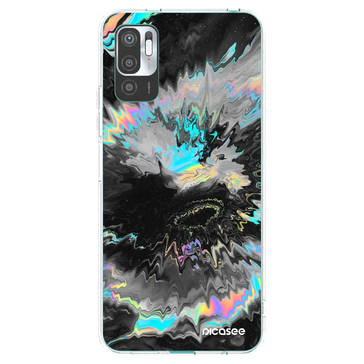 Picasee silikonski prozorni ovitek za Xiaomi Redmi Note 10 5G - Magnetic