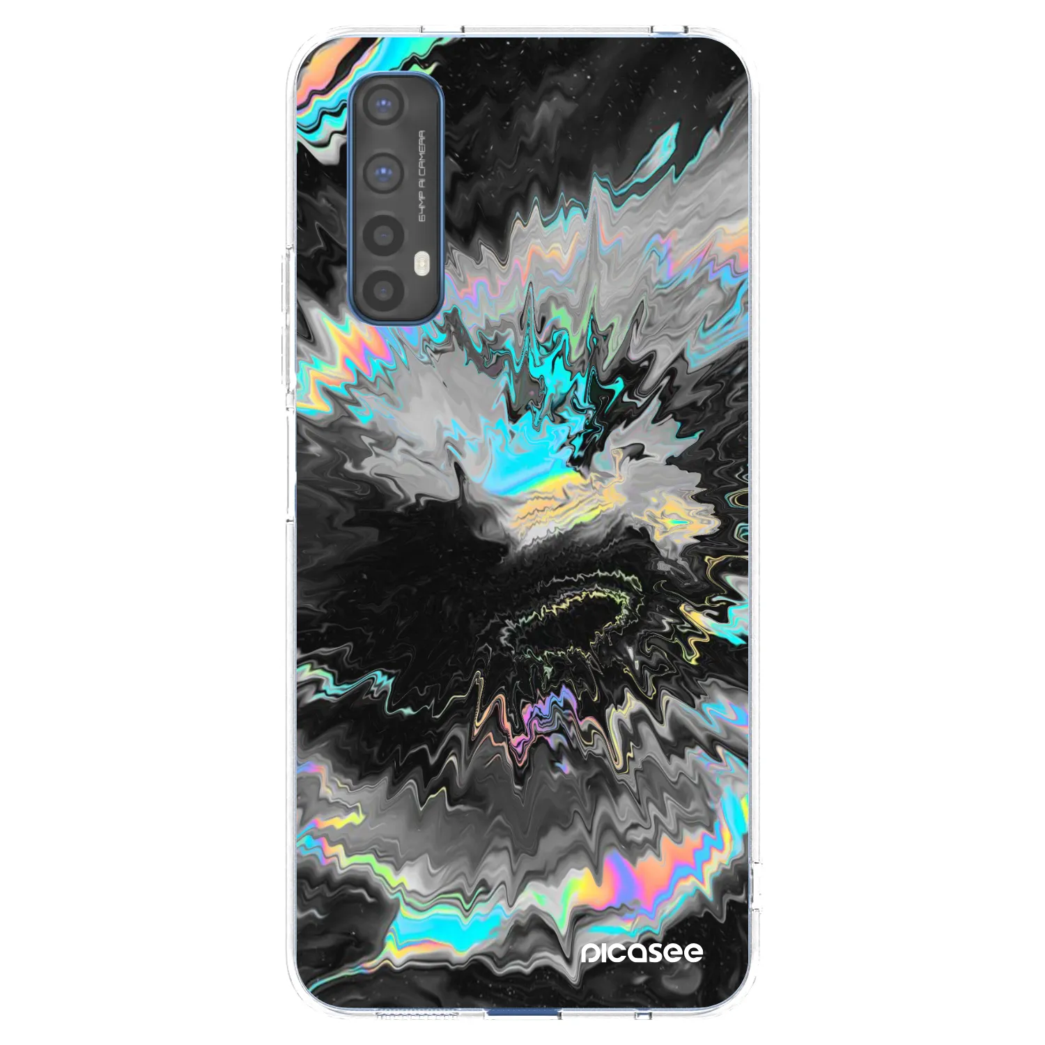 Picasee silikonski prozorni ovitek za Realme 7 - Magnetic