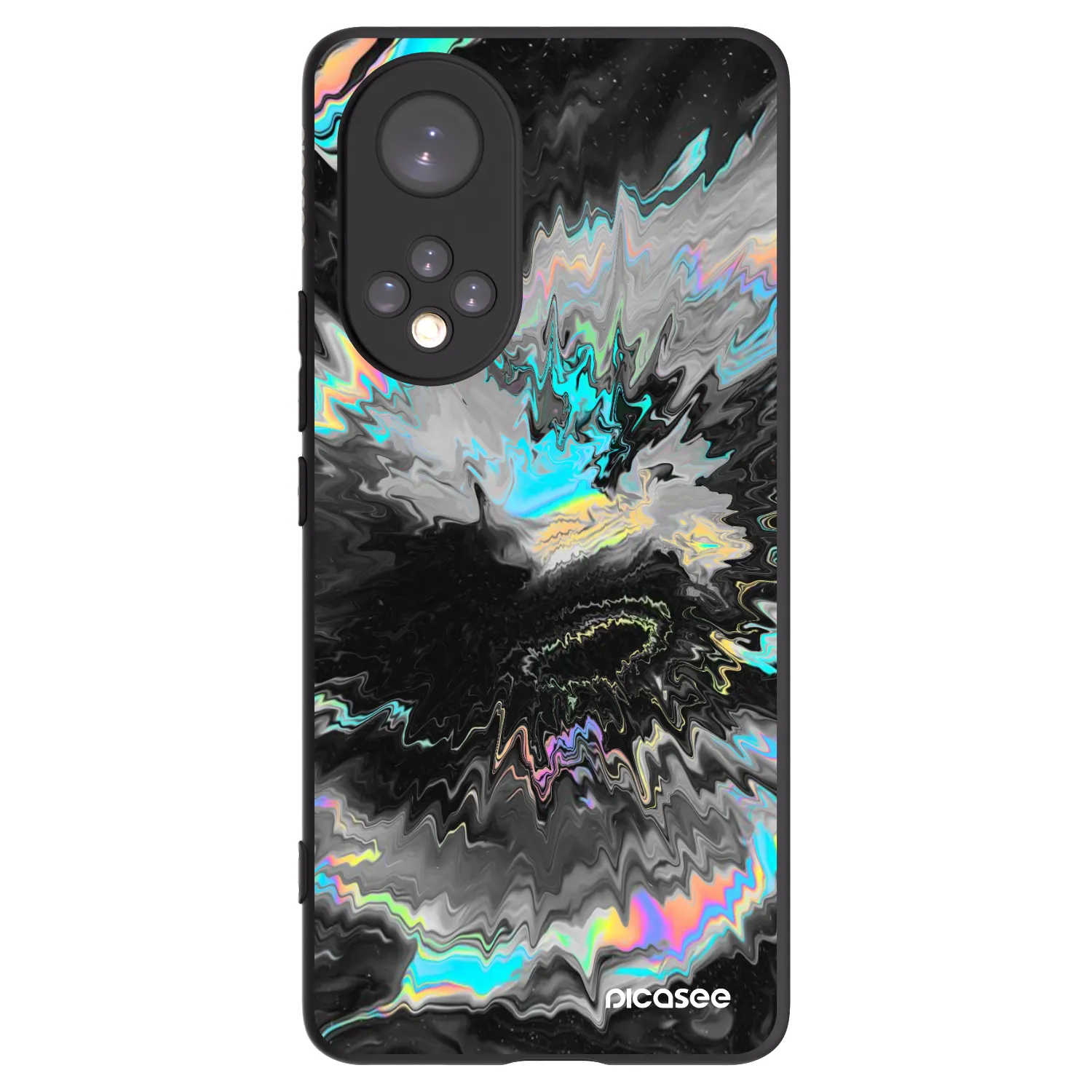 Picasee silikonski črni ovitek za Huawei Nova 9 - Magnetic