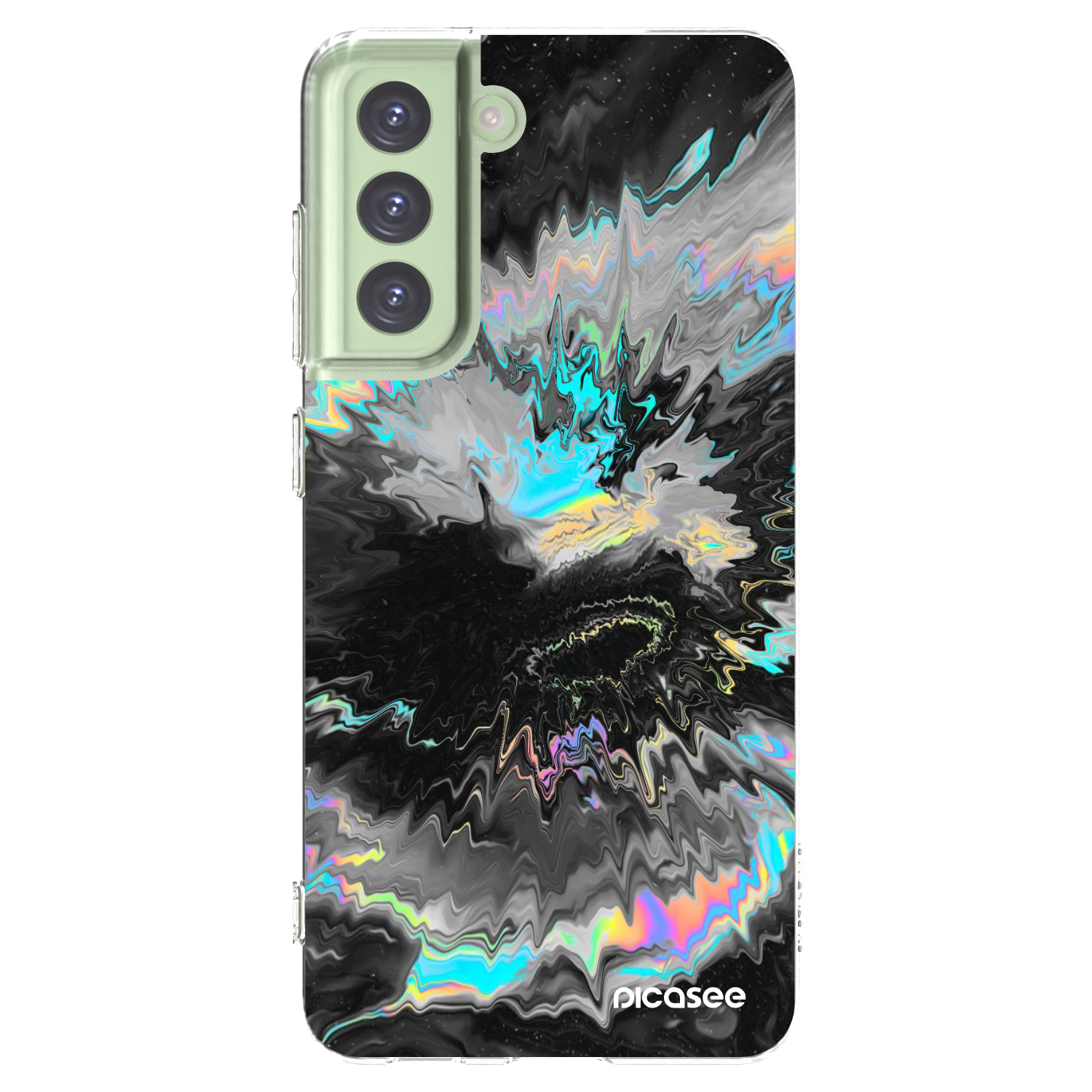 Picasee silikonski prozorni ovitek za Samsung Galaxy S21 FE 5G - Magnetic