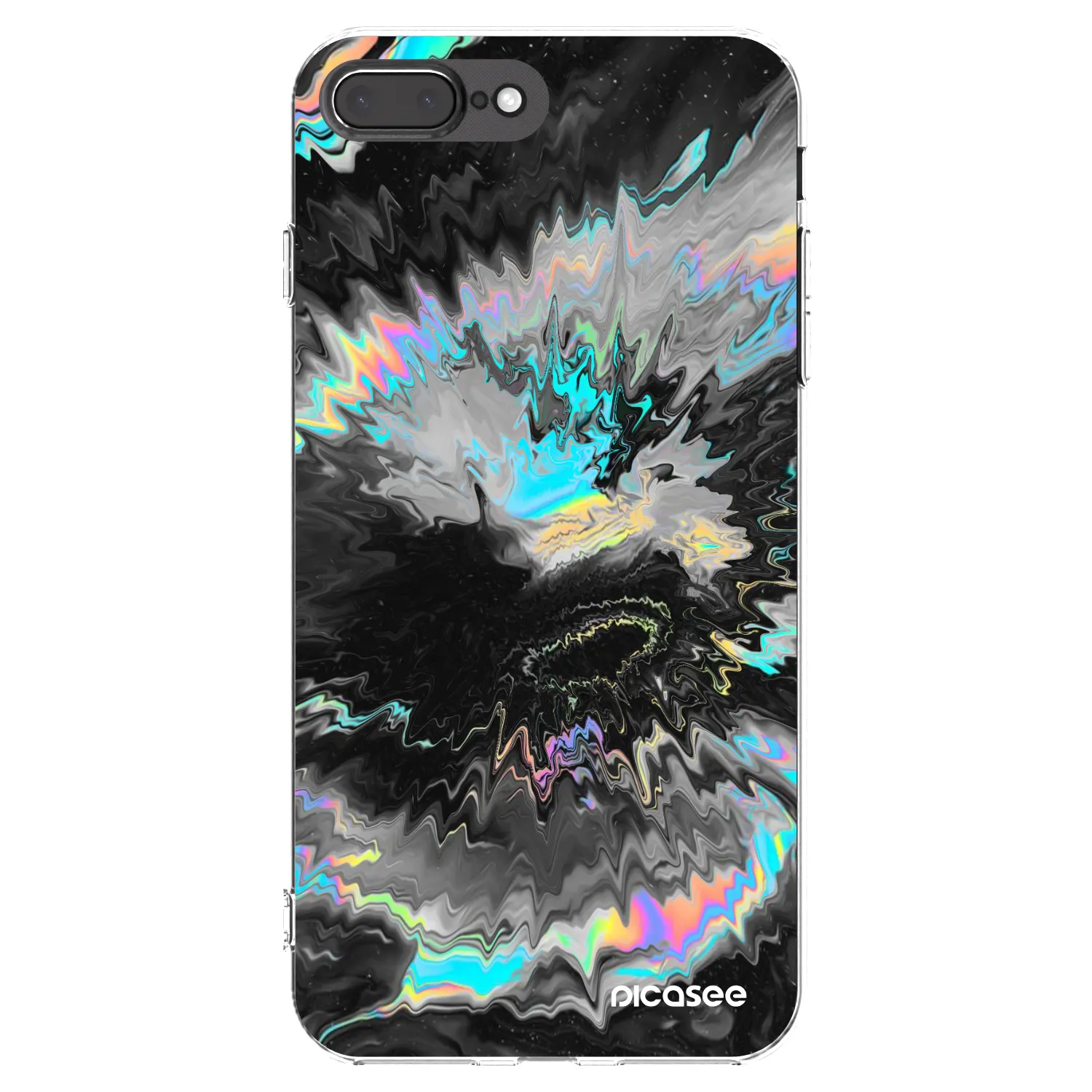 Picasee silikonski prozorni ovitek za Apple iPhone 7 Plus - Magnetic
