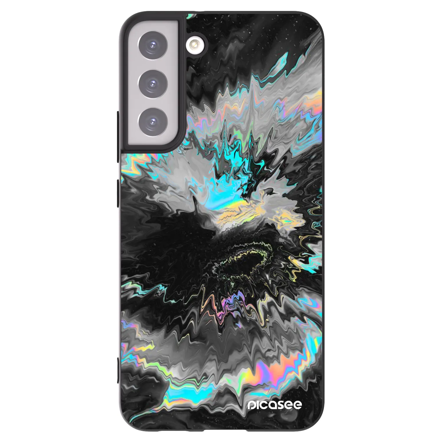 Picasee silikonski črni ovitek za Samsung Galaxy S22+ 5G - Magnetic