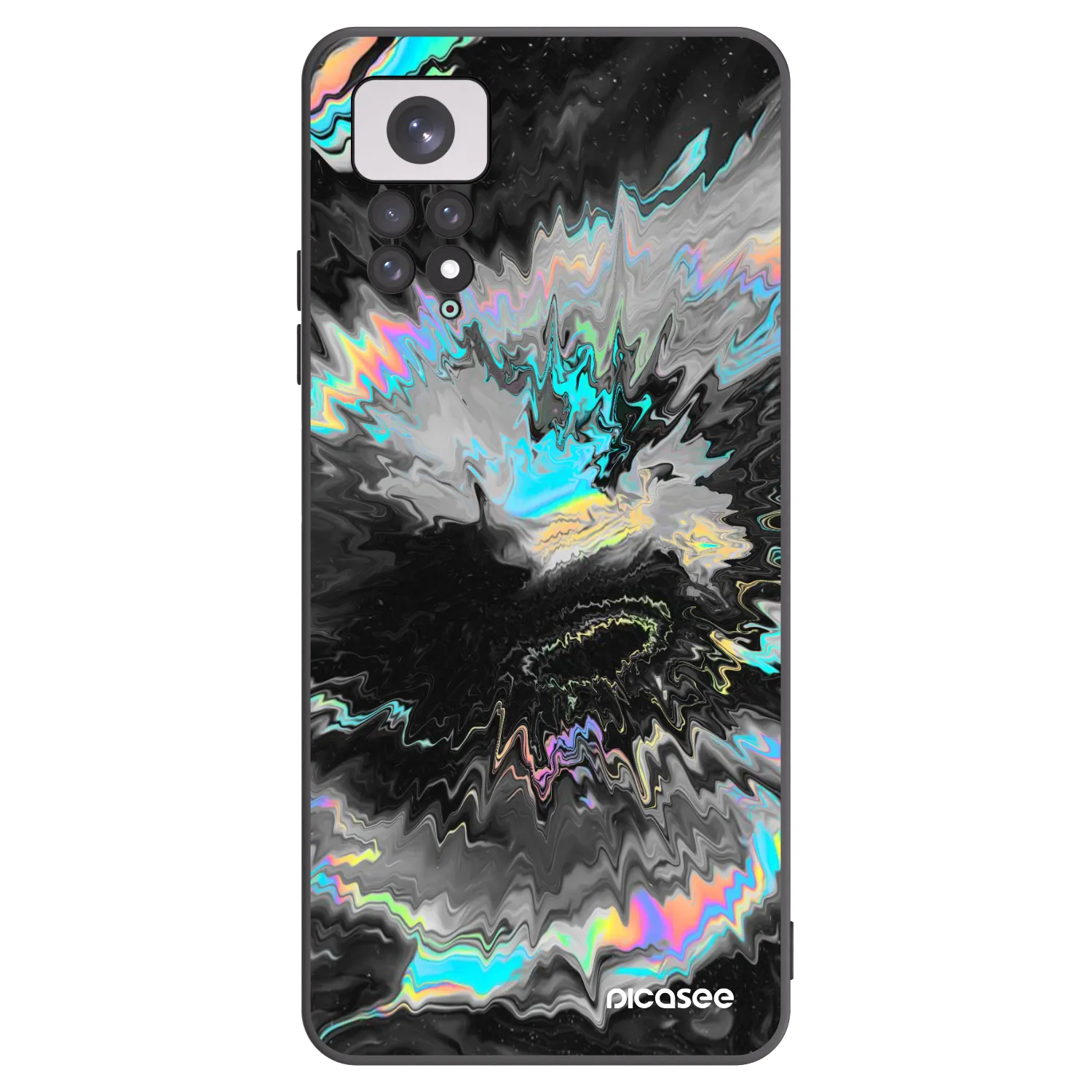 Picasee silikonski črni ovitek za Xiaomi Redmi Note 11 - Magnetic