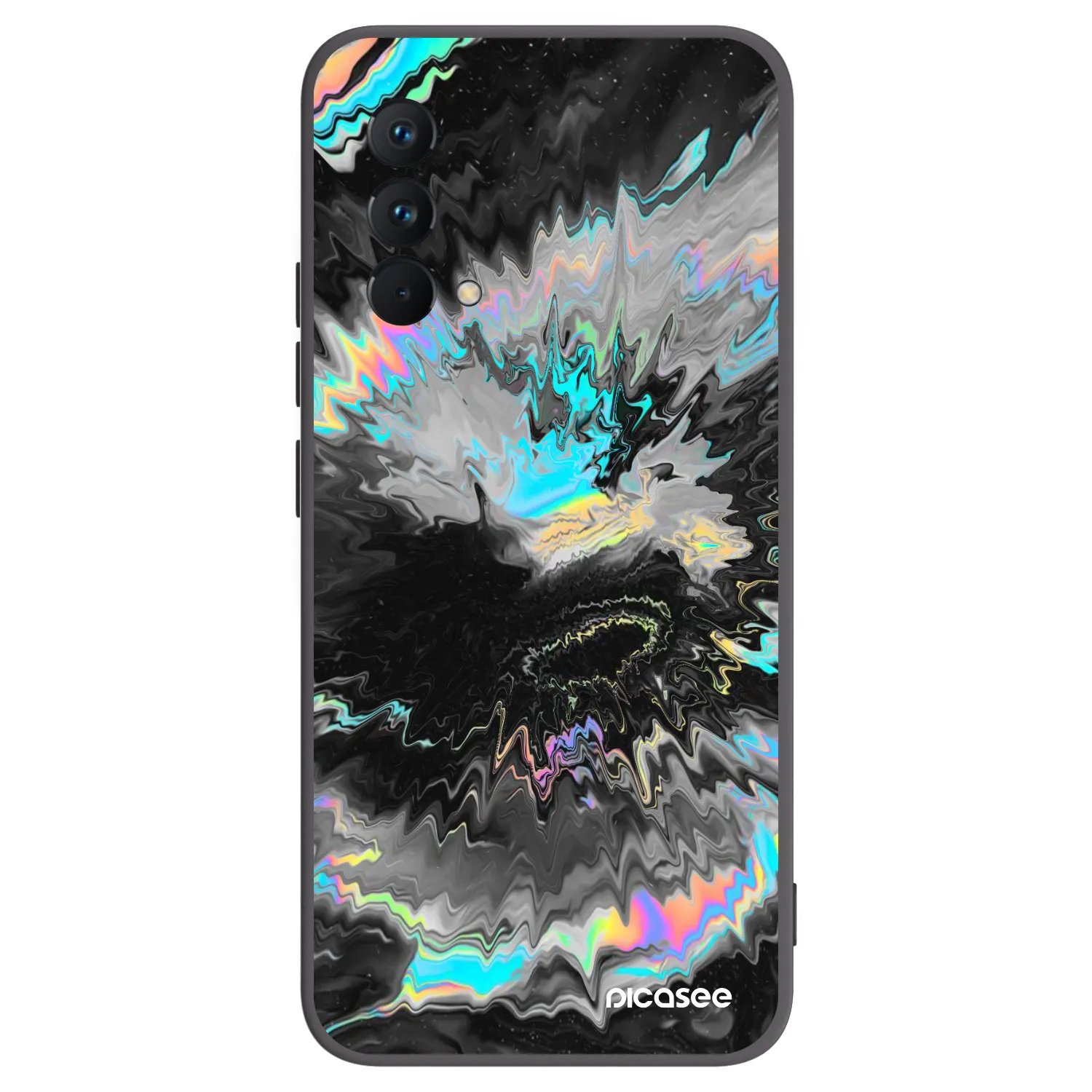Picasee silikonski črni ovitek za Realme GT Master Edition 5G - Magnetic