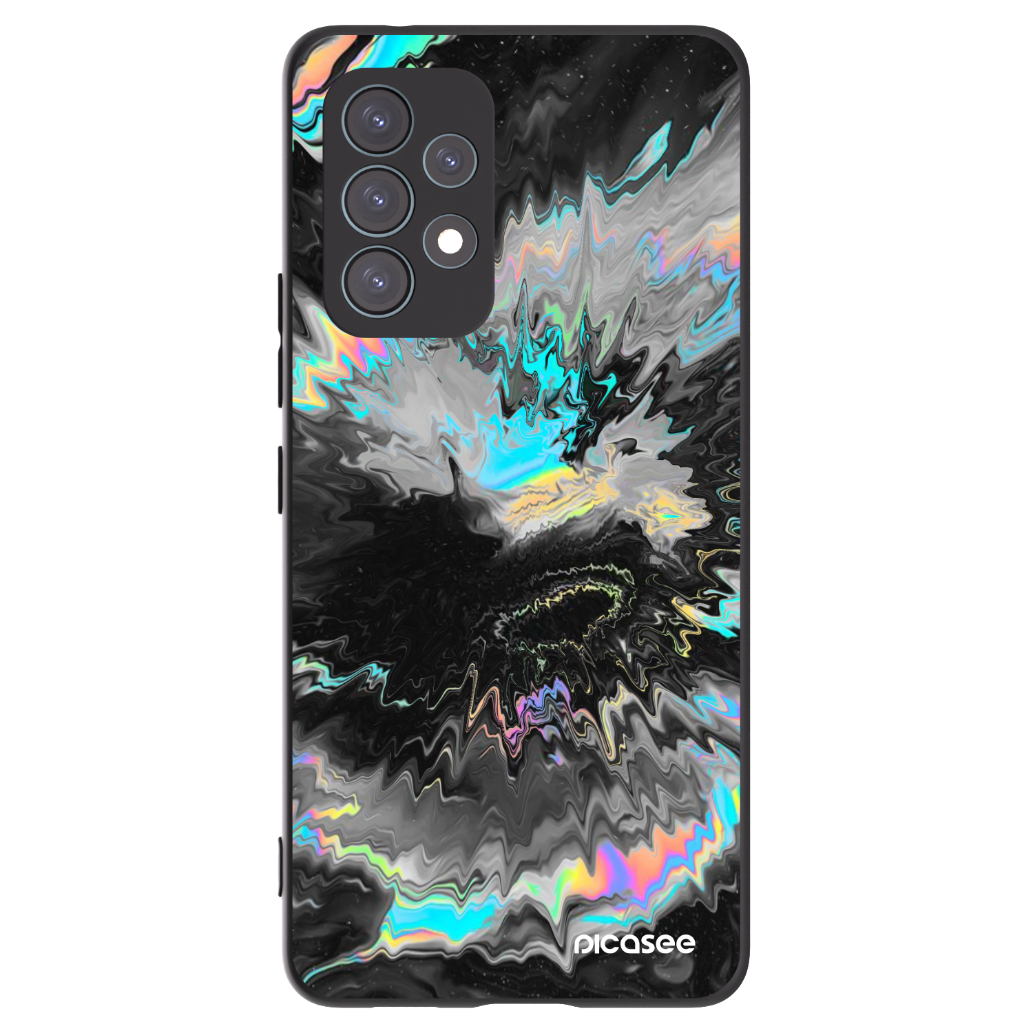 Picasee silikonski črni ovitek za Samsung Galaxy A53 5G A536 - Magnetic