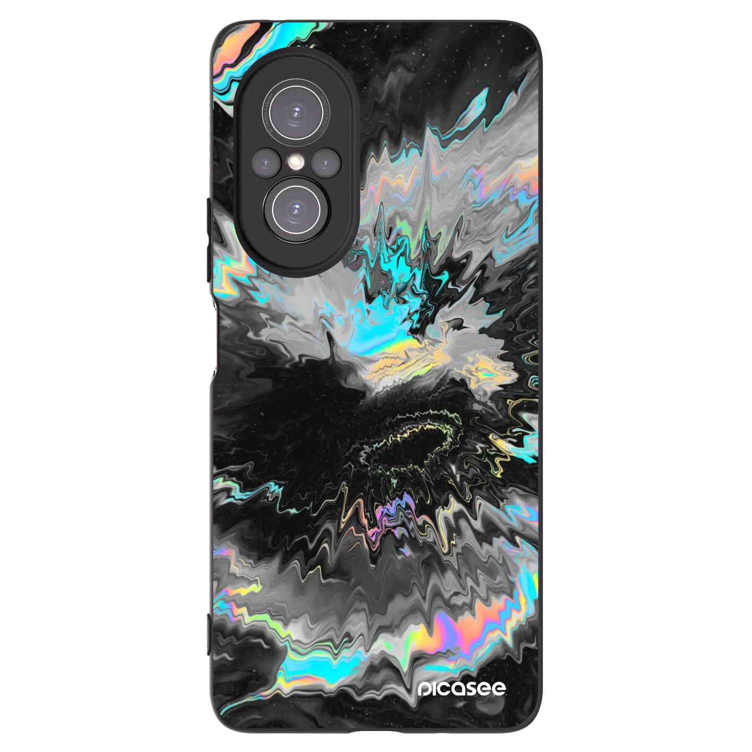 Picasee silikonski črni ovitek za Huawei Nova 9 SE - Magnetic