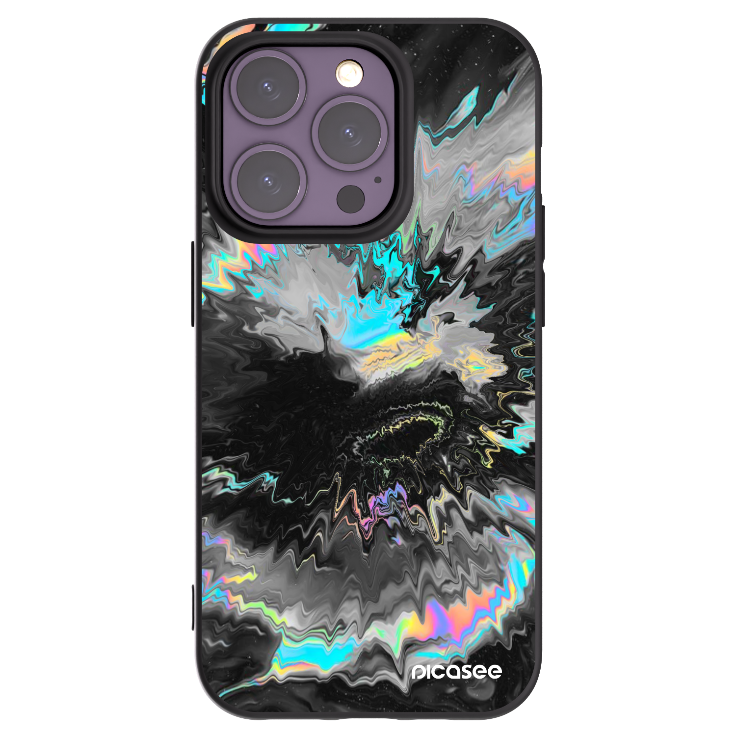 Picasee silikonski črni ovitek za Apple iPhone 14 Pro - Magnetic