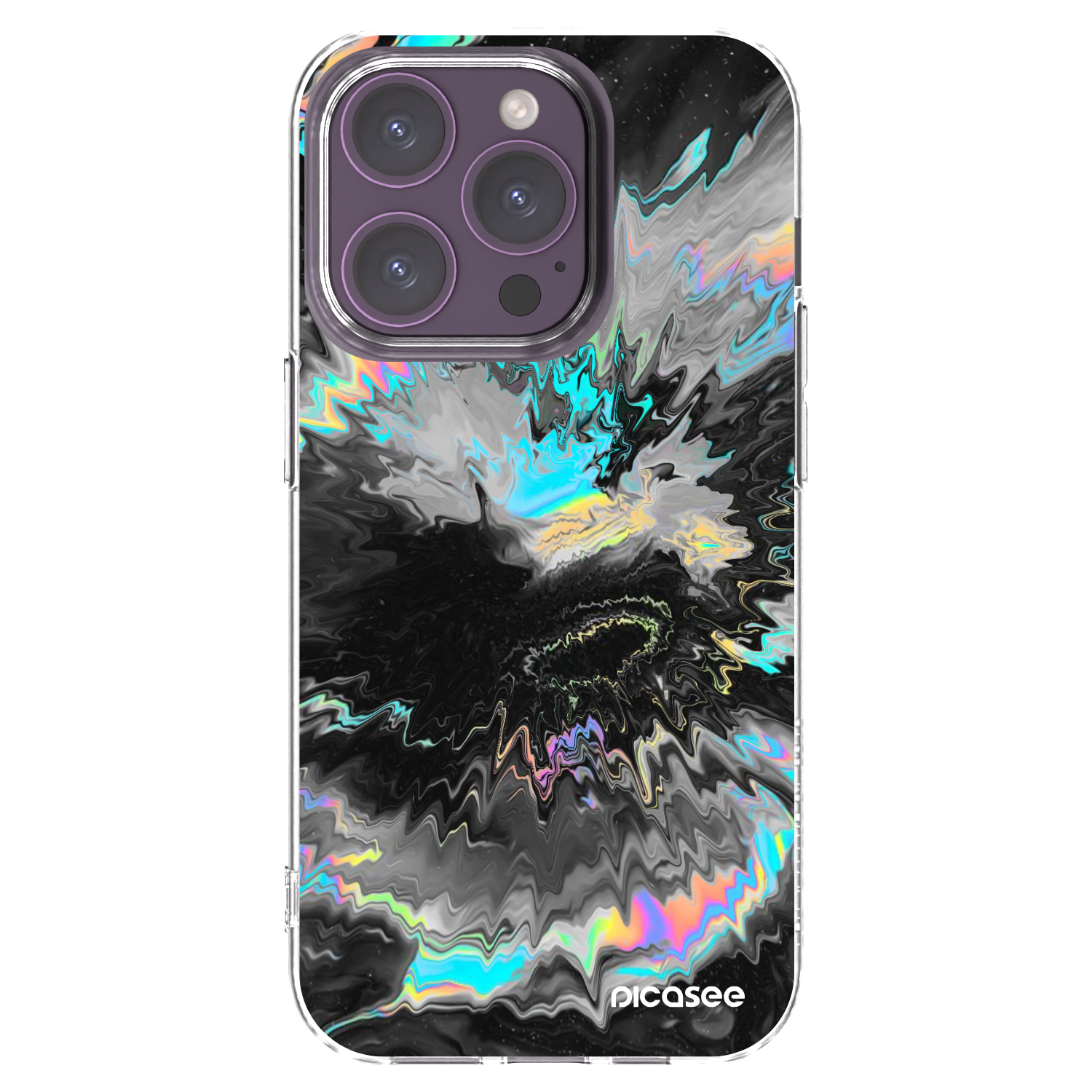 Picasee silikonski prozorni ovitek za Apple iPhone 14 Pro - Magnetic