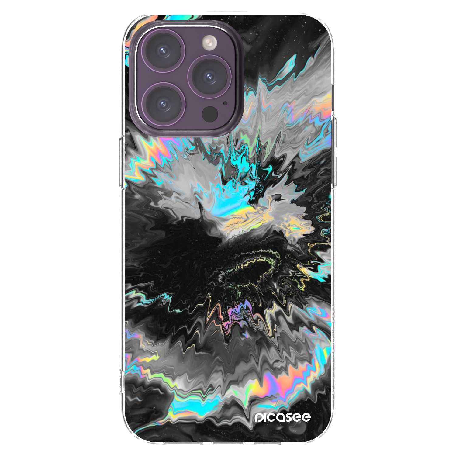 Picasee silikonski prozorni ovitek za Apple iPhone 14 Pro Max - Magnetic