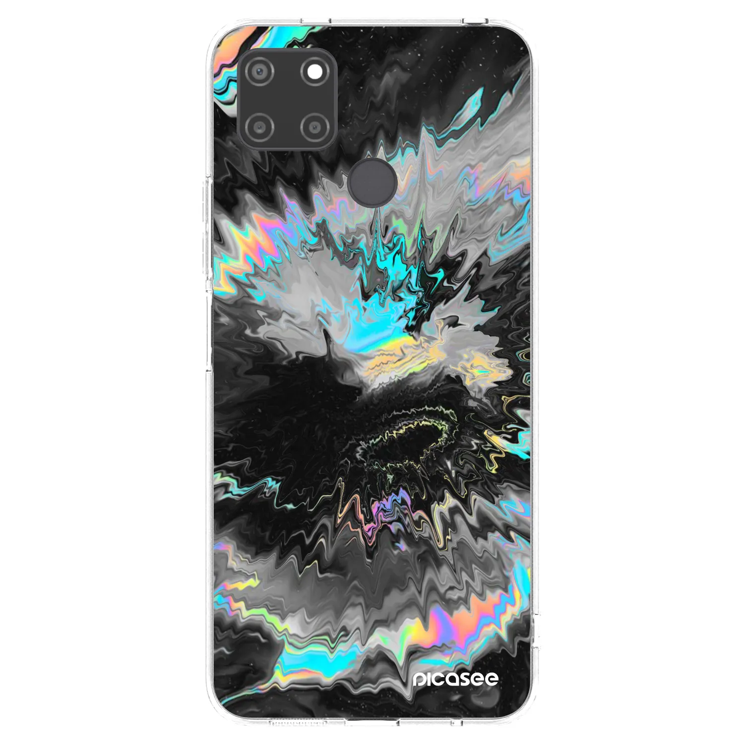 Picasee silikonski prozorni ovitek za Realme C21Y - Magnetic