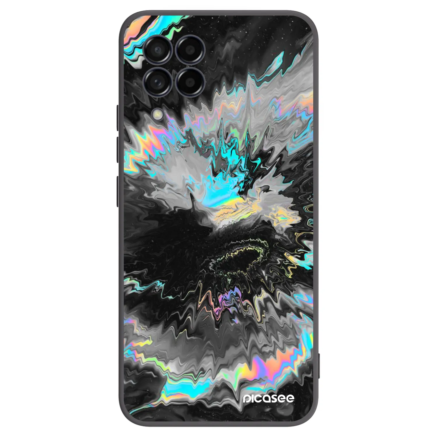 Picasee silikonski črni ovitek za Samsung Galaxy M53 5G - Magnetic