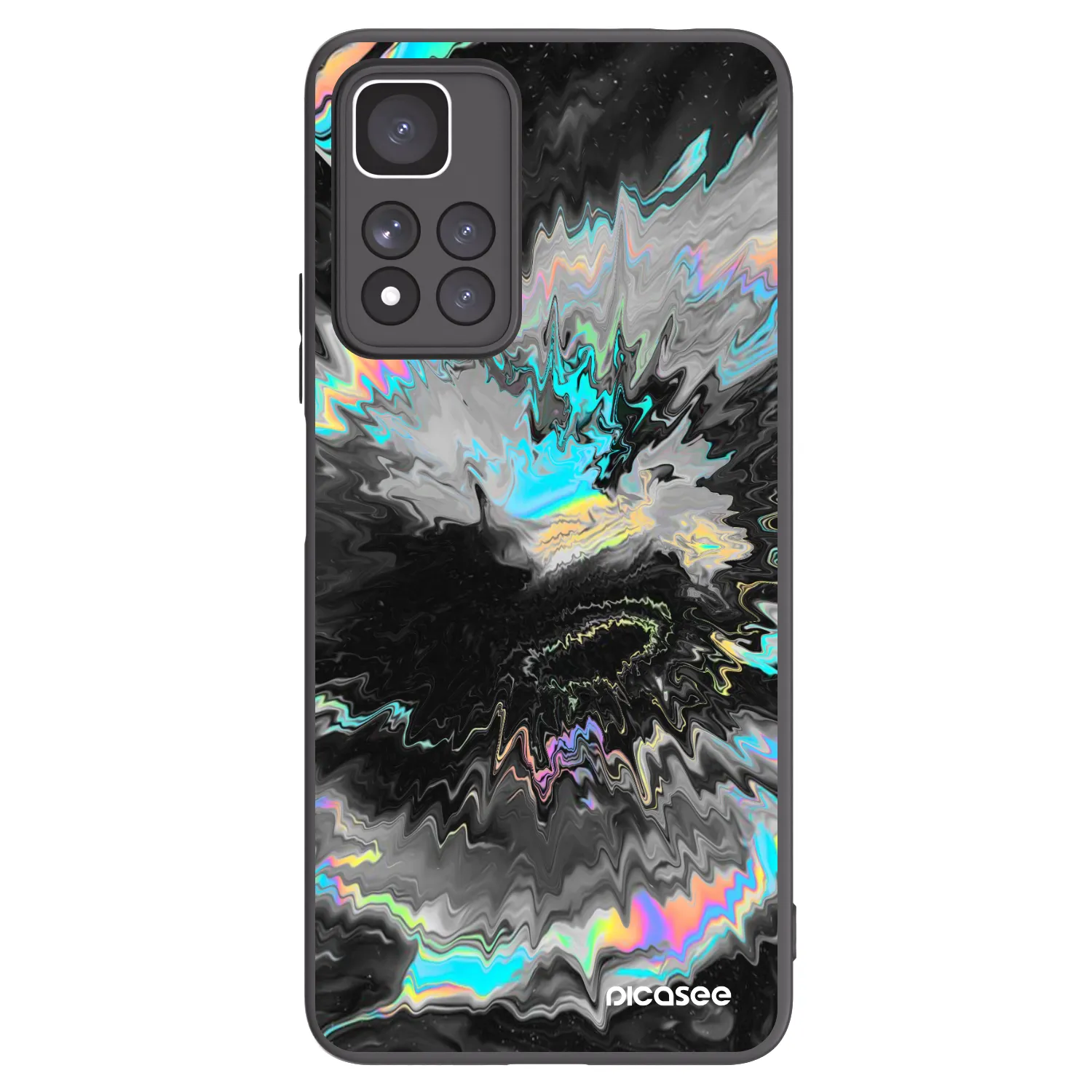 Picasee silikonski črni ovitek za Xiaomi Redmi Note 11 Pro+ 5G - Magnetic