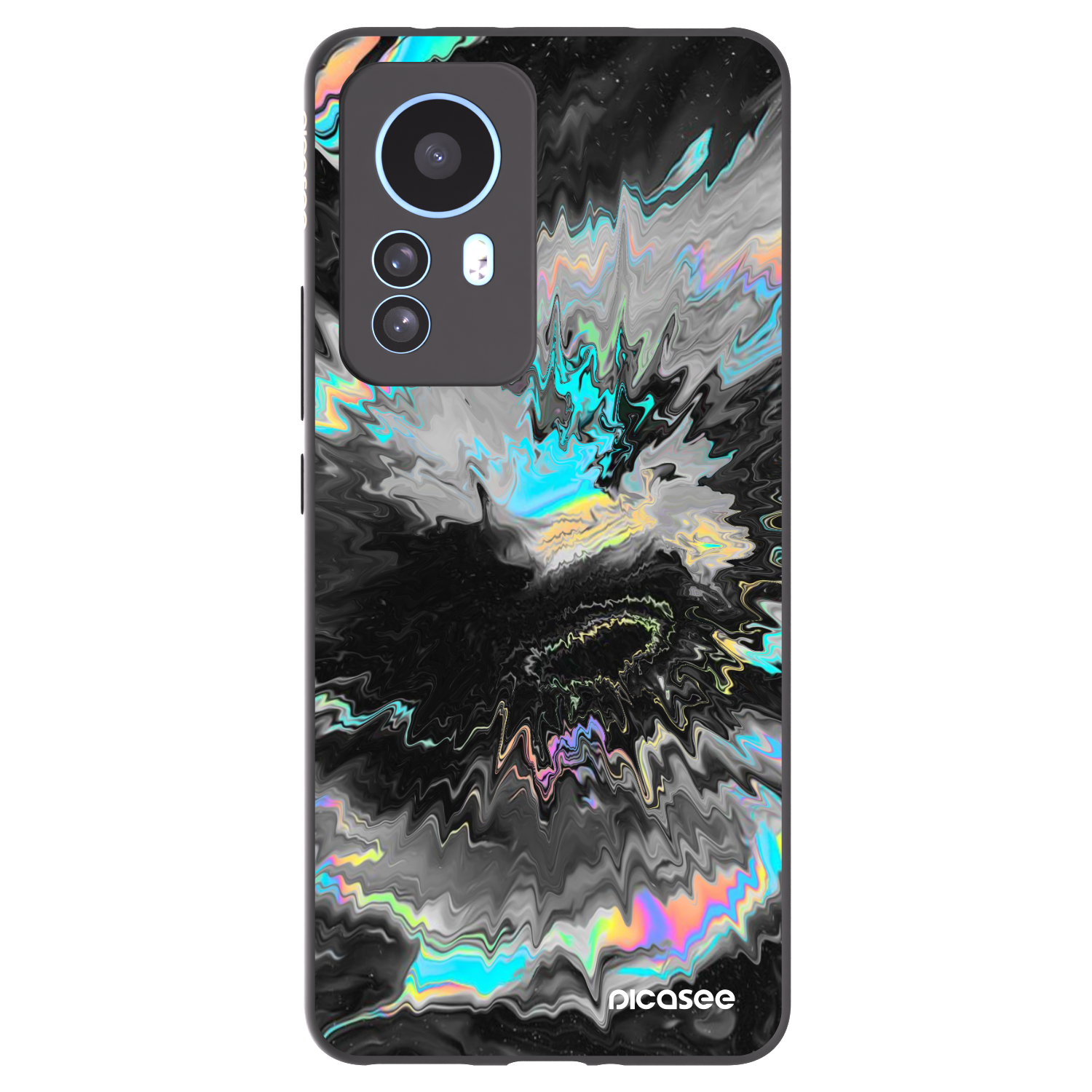 Picasee silikonski črni ovitek za Xiaomi 12T - Magnetic