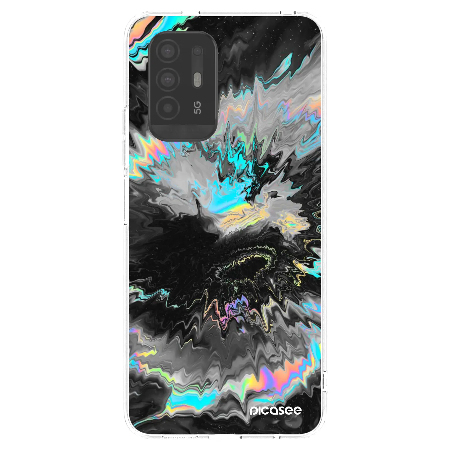 Picasee silikonski prozorni ovitek za OPPO A94 5G - Magnetic