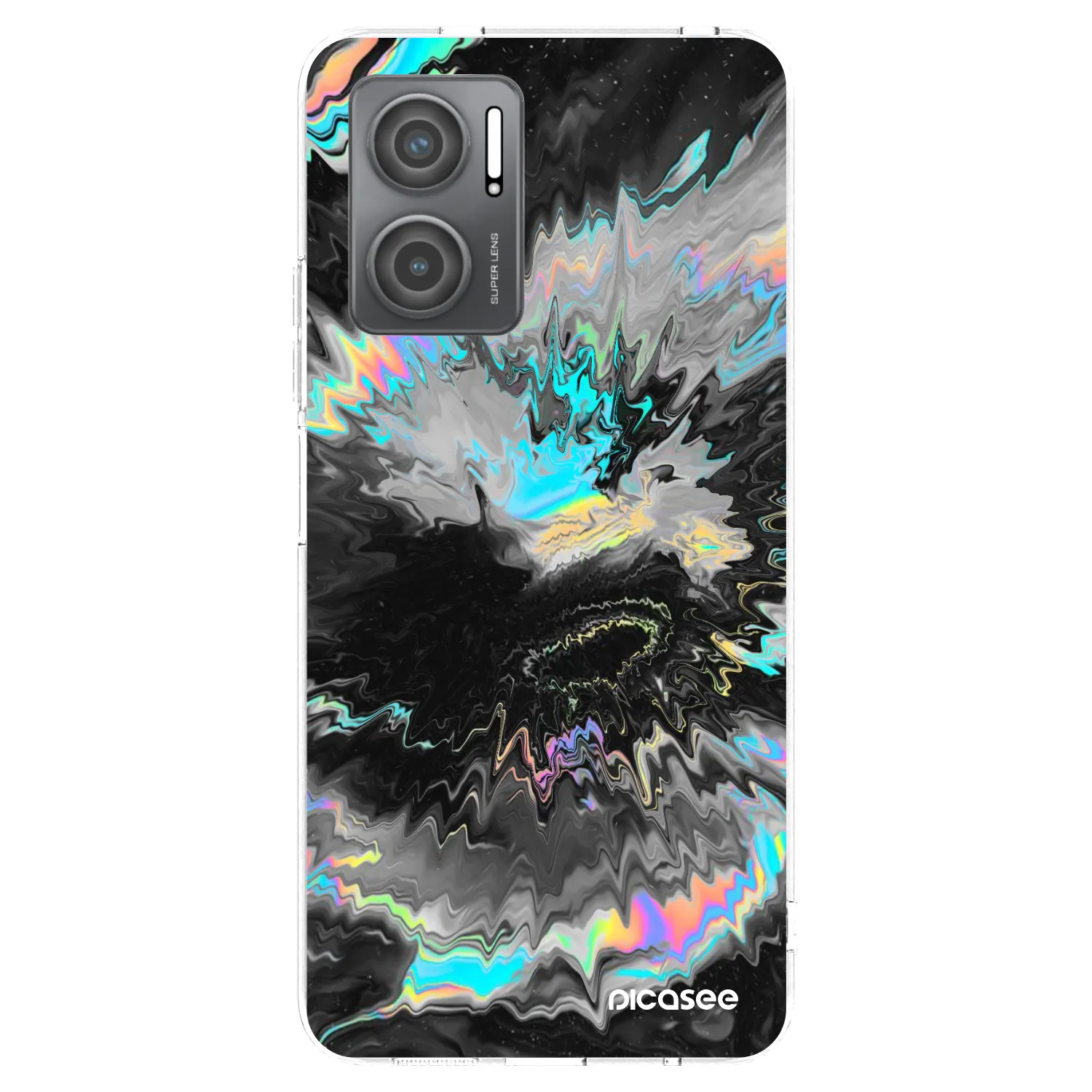 Picasee silikonski prozorni ovitek za Xiaomi Redmi 10 5G - Magnetic