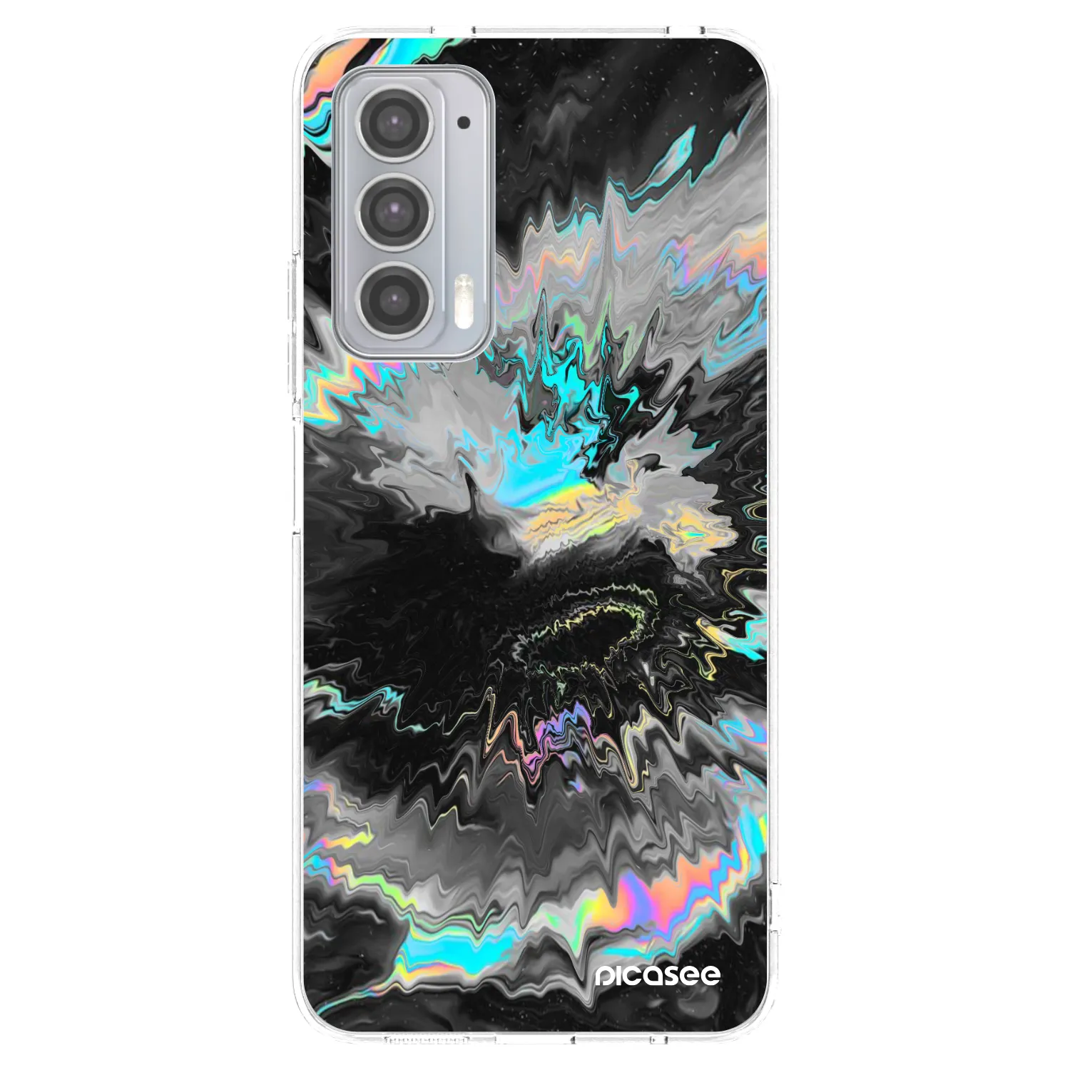 Picasee silikonski prozorni ovitek za Motorola Edge 20 - Magnetic