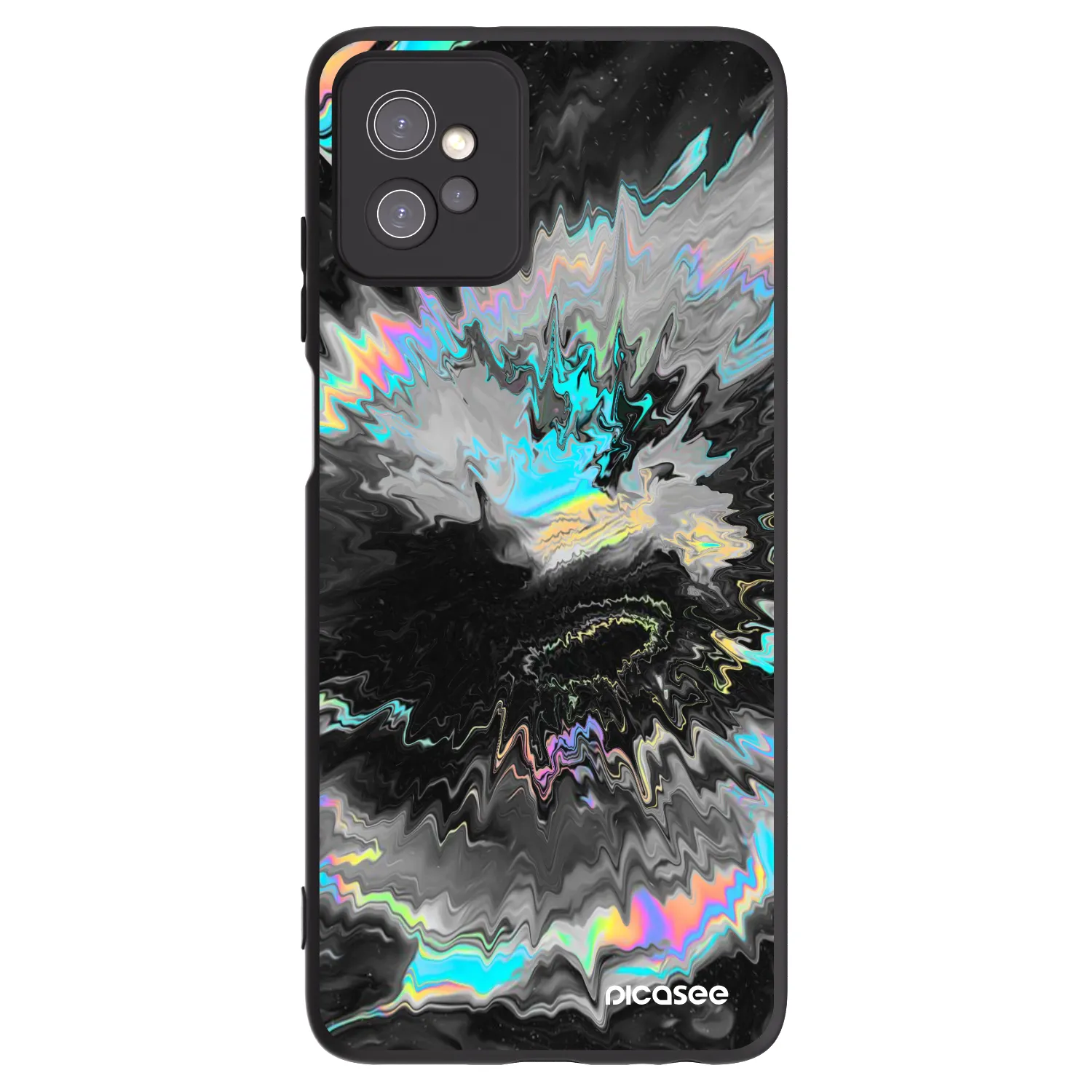 Picasee silikonski črni ovitek za Motorola Moto G32 - Magnetic